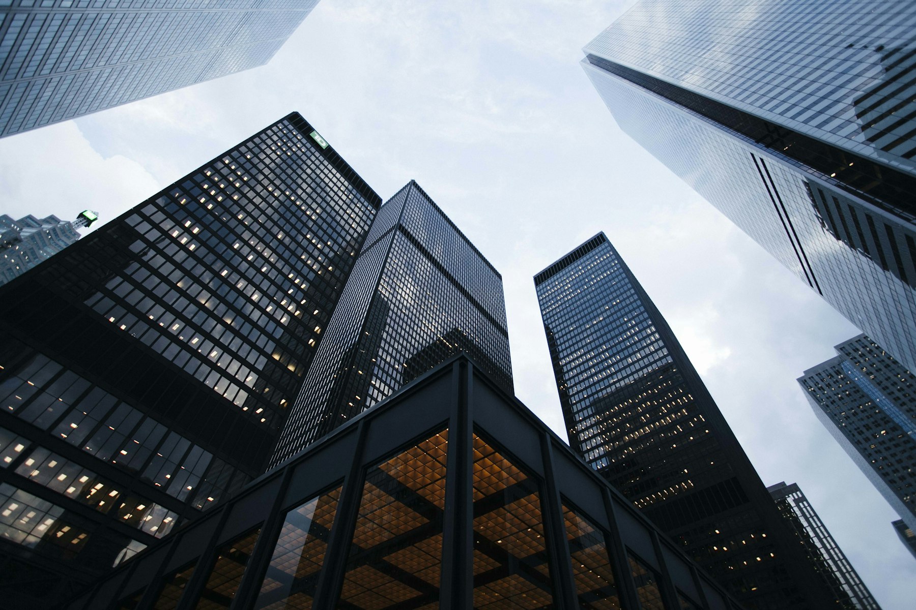 Modern office architecture illustrating business and supply-chain coordination