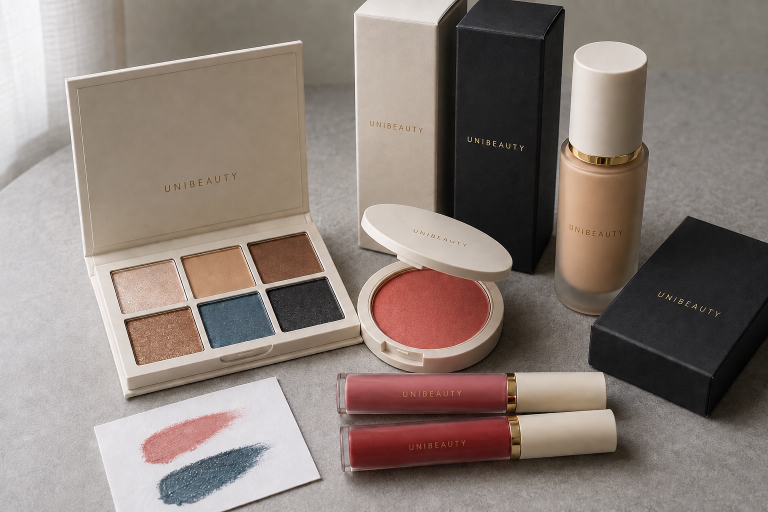 UniBeauty private label complexion makeup range